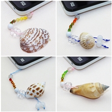 欧亚服饰时尚个性贝壳与许愿瓶海边纪念品手机挂件/钥匙挂件