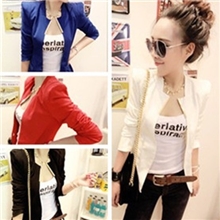 特价爆款2013最新款定制款韩国金属领耸肩修身小西装