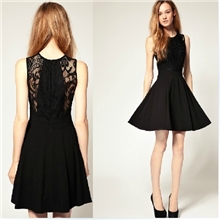 赫本小黑裙2013爆款热销收腰连衣裙春夏时尚品牌韩版连衣裙