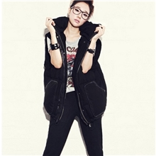 2013秋冬新款帅气超保暖中长款棉韩国马甲女式时尚百搭背心马甲