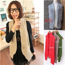 清仓韩版女装外贸原单两口袋小马甲库存尾货必备百搭小马甲