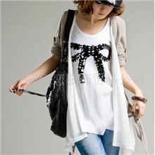 2013秋冬新款女式T恤批发韩版女装假两件套中袖T恤广州厂家直销