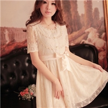 2013夏装日系甜美公主蕾丝娃娃裙装原单正品洋装LG240