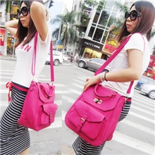 日韩包包批发新款多用途包手提包单肩斜挎包双肩包女肩背包
