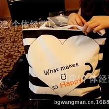 厂家直销新款帆布包时尚单肩斜跨淑女包包特价帆布印花包代理包包