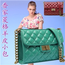 2013新款时尚复古小香家羊皮链条真皮女包厂家直批一件代发1228