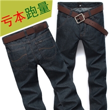 免费代理加盟低价促销男式男士男装牛仔休闲长裤子修身韩版直筒潮
