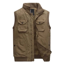 2013新款男马甲摄影钓鱼休闲多袋棉外套男背心批发时尚男马夹6168