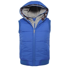 新款男式马甲外套时尚潮男双帽男士马夹背心批发坎肩男棉马甲3305