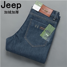 秋冬款加绒加厚男士牛仔裤男装牛仔裤批发代理代发休闲直筒8018