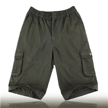 2013新款夏装男式中裤全棉水洗松紧腰男式休闲裤LMS1301