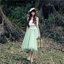 公主风五层网纱大摆蓬蓬裙半身裙长裙311-670