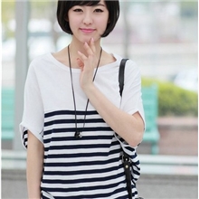 春夏热销时尚韩版女装宽松圆领短袖蝙蝠Ｔ恤衫M-XXXXL[6012]