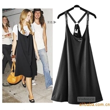 YZM1312孕妇装批发2012新款明星款欧美时尚孕妇背带裙孕妇裙