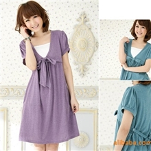 【荐】M~Q5068韩版孕妇装日韩时尚孕妇裙哺乳裙孕妇连衣裙