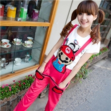 230批发2013春装新款女式休闲裤子韩版阿桑娜风格玛丽背带裤