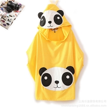 1219-2免费加盟2013欧美款宽松大码女式短袖T恤斗篷式中长款外套