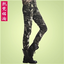 2013秋装新款弹力女装韩版显瘦军装迷彩裤铅笔裤小脚裤休闲裤819