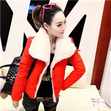 2013最新冬装超正三色翻领压格保暖百搭棉衣棉衣好质量