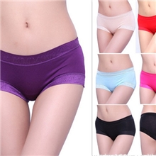 3532提臀无痕内裤女纯棉莫代尔性感女士内裤蕾丝小平角大码