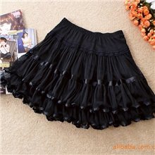 供应2013秋装爆款百搭女裙蕾丝拼接纱网裙蓬蓬裙半身裙子批发