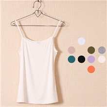 春夏装莫代尔棉吊带小背心/百搭打底上衣女装厂家批发