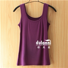 1131休闲糖果色打底衫莫代尔女士宽肩带方领吊带背心0.089