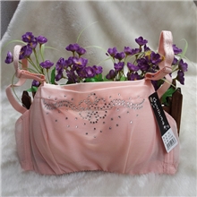 【荐】茵格妮抹胸|时尚少女蕾丝活氧内衣文胸|防走光带钻抹胸