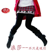 浪莎正品5800D天鹅绒双层保暖加档九分裤打底裤98519厂家批发