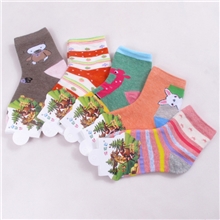 儿童中筒袜wazi批发袜子诸暨厂家全棉童袜外贸出口冬季袜子1-3袜