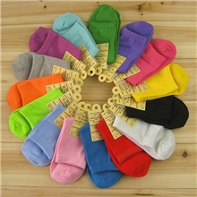 纯色平板女袜中筒袜子春秋款短袜批发无印良品袜子特价四季