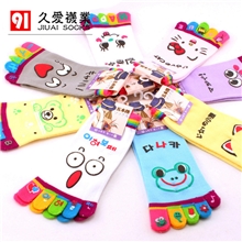 秋冬情侣卡通纯棉五指袜韩版全棉五趾短袜特价脚趾袜韩版袜批发