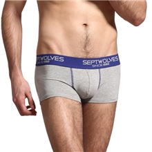 七匹狼男士内裤全棉纯棉内裤时尚运动内裤平角内裤03348男内裤