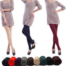 量大另议秋冬款连裤袜加厚加绒打底裤冬女拉绒九分裤