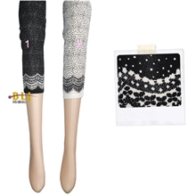 限量批发韩国进口七分塑形打底裤蕾丝花边