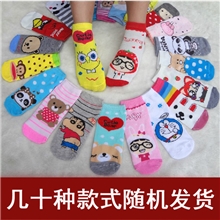 厂家批发卡通袜韩版卡通袜女士卡通袜外贸直板卡通袜子