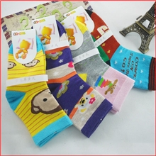 实体爆款卓步凡儿童中筒可爱袜子秋冬季全棉纯棉0-12岁童袜子
