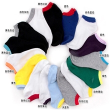 招收代理厂家批发韩国男袜子糖果色男式短袜运动袜隐形船袜情侣袜