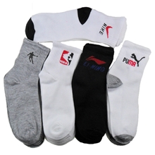 厂家批发男袜女运动袜名牌品牌男女地摊袜运动袜足浴袜子批发