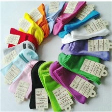 厂家批发韩国可爱圆点爱心糖果色短袜女士袜子船袜涤棉袜