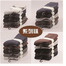 厂家批发成人袜男袜秋冬新款纯棉拉毛运动中筒袜长邦男毛巾袜