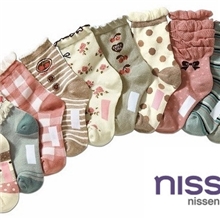 【洋气袜】尼森纯棉儿童袜子/气质公主袜/潮流中童袜/花边袜批发