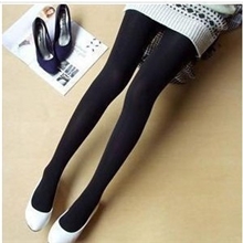 秋冬中厚连裤袜70D仿天鹅绒连袜裤九分踩脚丝袜连裤厂家批发