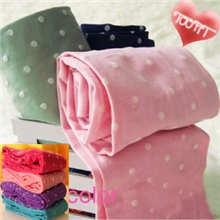 春款儿童小圆点天鹅绒提花连裤袜女童打底裤打底袜舞蹈袜批发