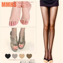 二路天鹅绒包芯丝连裤袜鱼嘴丝袜露趾连裤袜夏丝袜