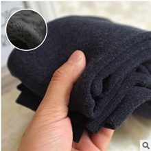 tsu冬季单层加绒加厚一体打底裤拉绒显瘦踩脚裤高腰保暖裤女