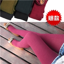 collocation日本原单外贸莫代尔波浪纹连裤袜打底裤袜子批发0069