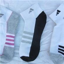 阿迪船袜，库存毛巾底网面毛巾底款式多种地摊袜子外贸尾单便宜