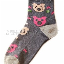 供应纯棉女袜新款袜子外贸原单女袜批发（图）