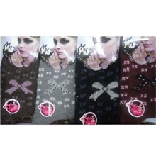 批发新品上市抗菌防摩擦的兔羊毛女袜A3低价售出